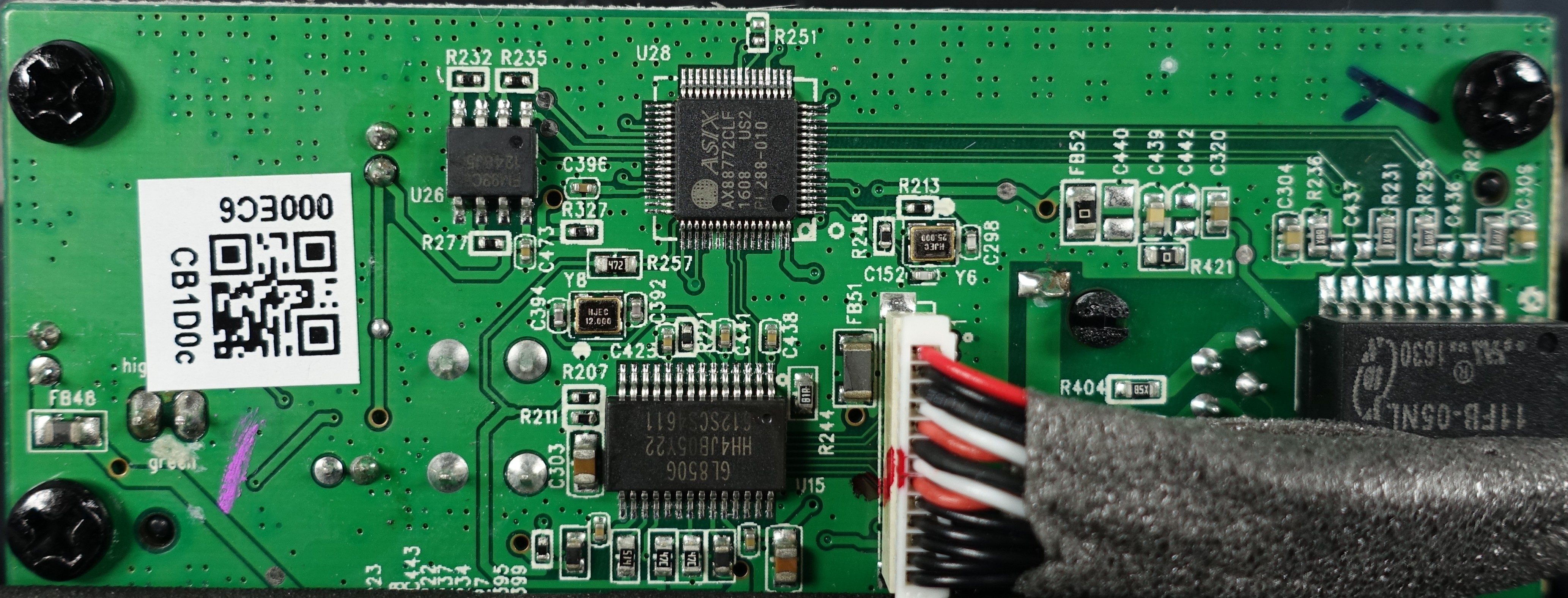 Ethernet board and USB input