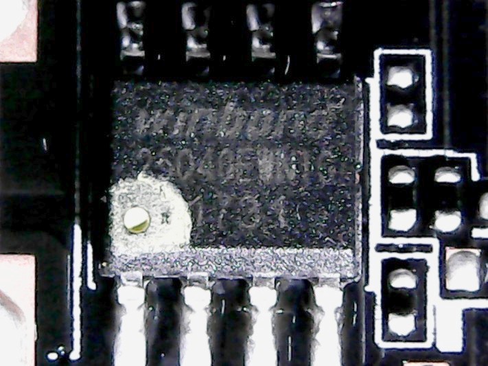 EEPROM einer GeForce GTX 1070 Ti mit Single BIOS