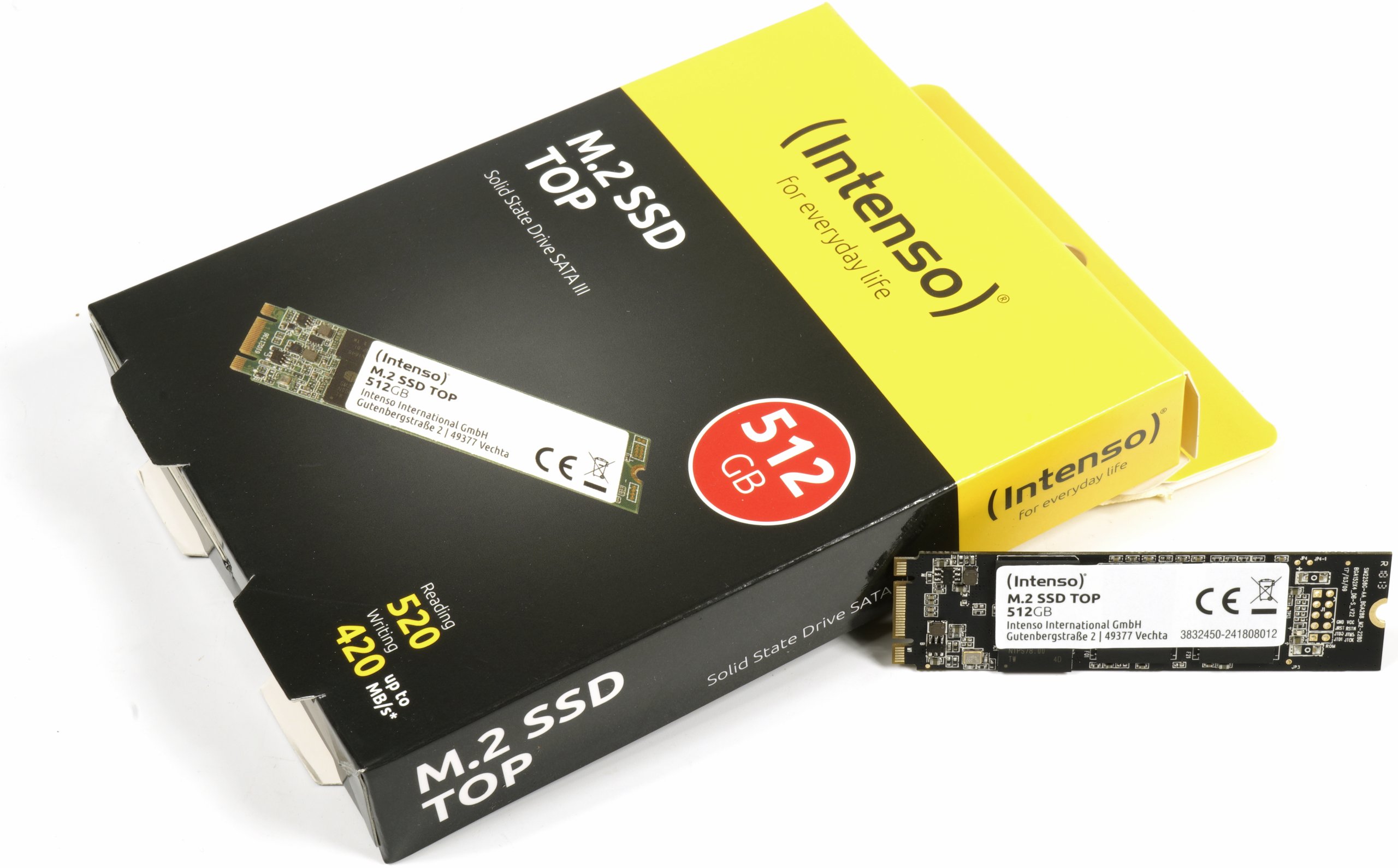 Intenso SSD 512GB 2.5 inches SSD SATA III Top Performance