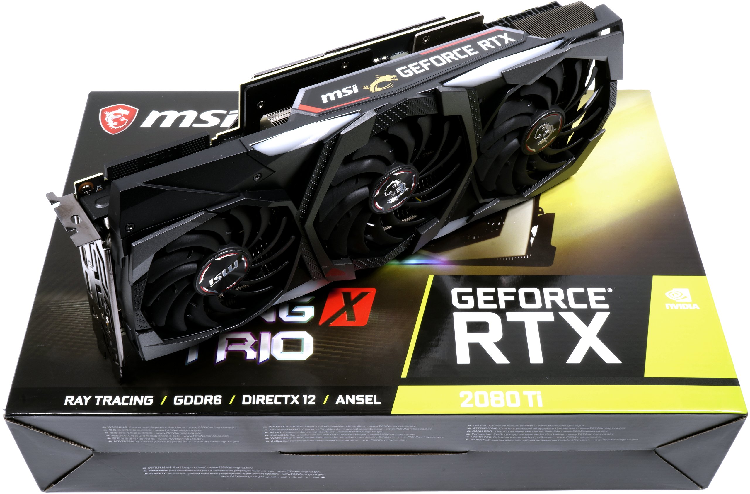 MSI GeForce RTX 2080 Ti Gaming X Trio in review - thick jaws, cool ...
