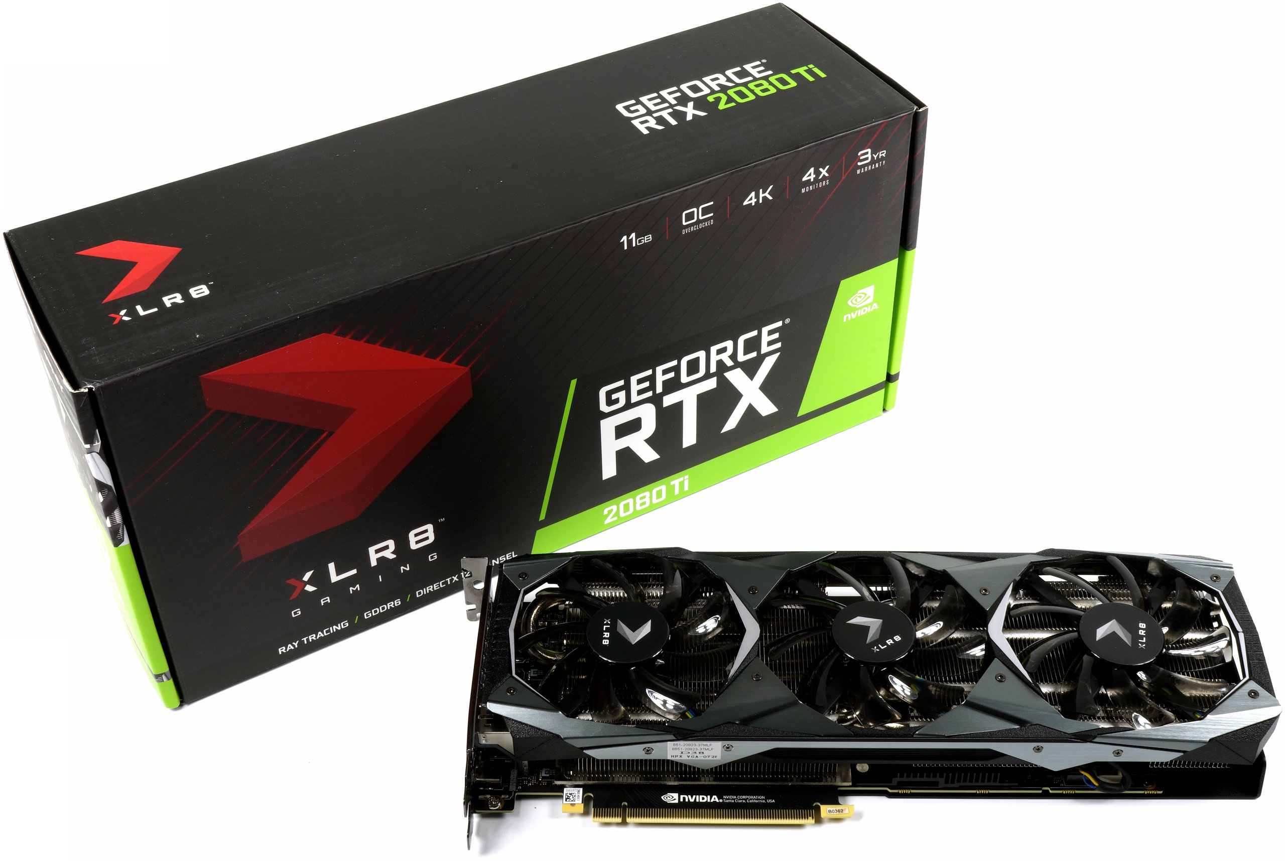 hval sne spids PNY GeForce RTX 2080 Ti XLR8 in test - with 300 Watt limit, reference board  and sufficient reason | igor´sLAB