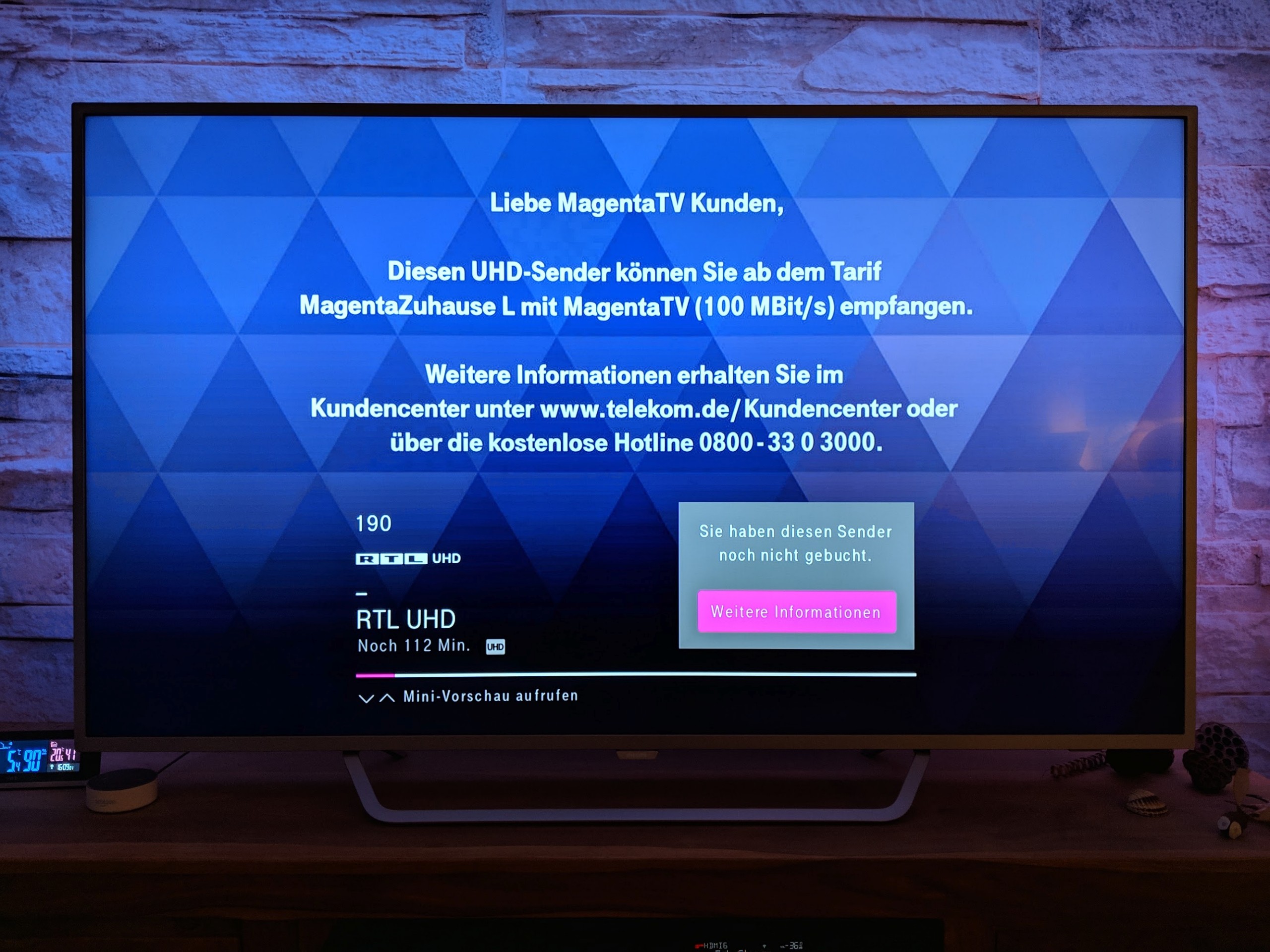 Software error? Telekom releases first UHD TV channel and premium customers  look into the tube | igor´sLAB
