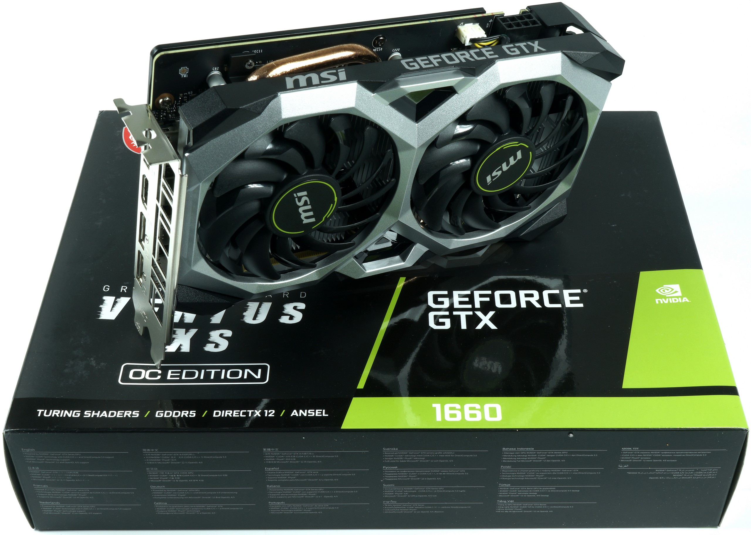 GeForce GTX 1660 6GB with board partner from MSI - Something is moving (not just the | igor´sLAB