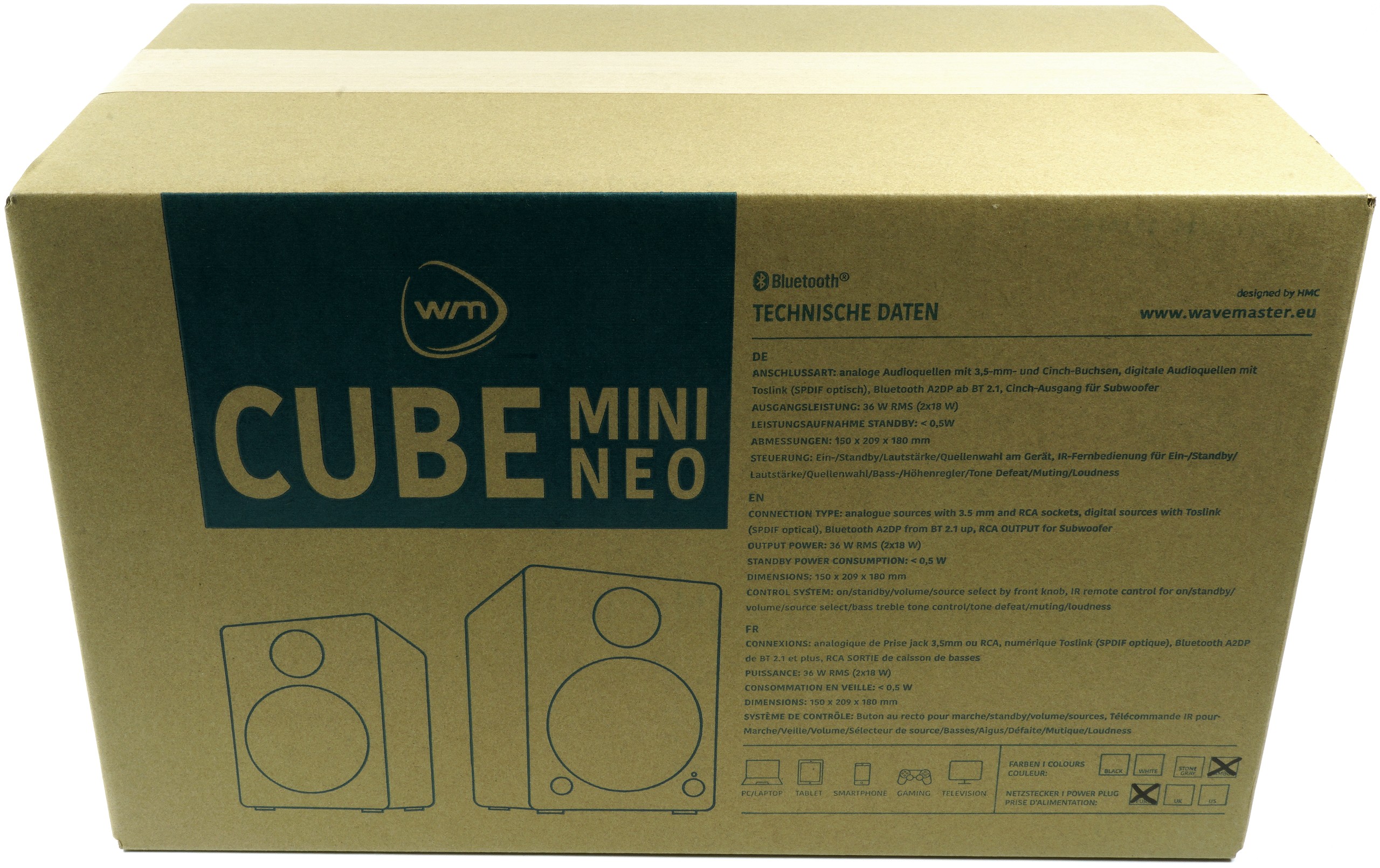 Wavemaster Cube Mini Neo - маленькие, мощные и удивительно доступные  стереодинамики практически в любом месте | igor´sLAB