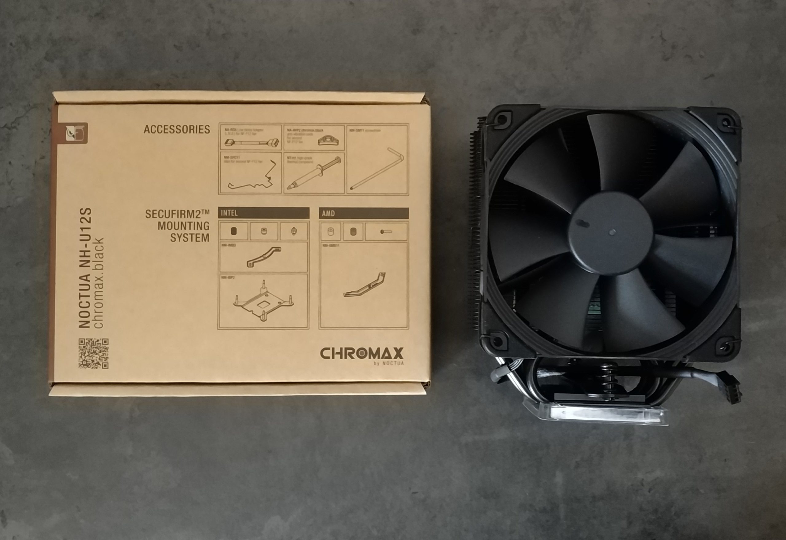 Noctua NH-U12S chromax.black CPU Cooler review (with accessories