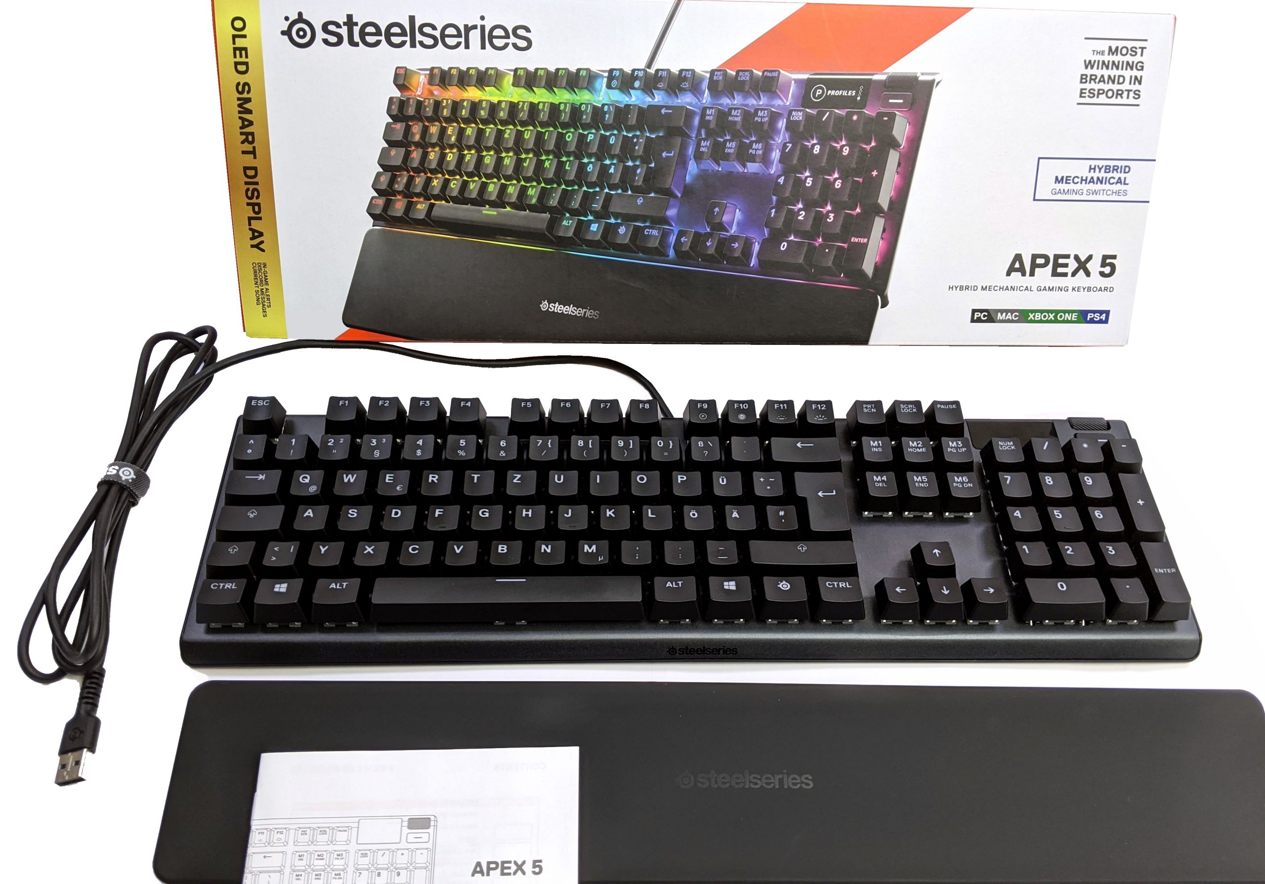 Steelseries Apex 5 in review: mechanical gaming keyboard with many features  | igor´sLAB