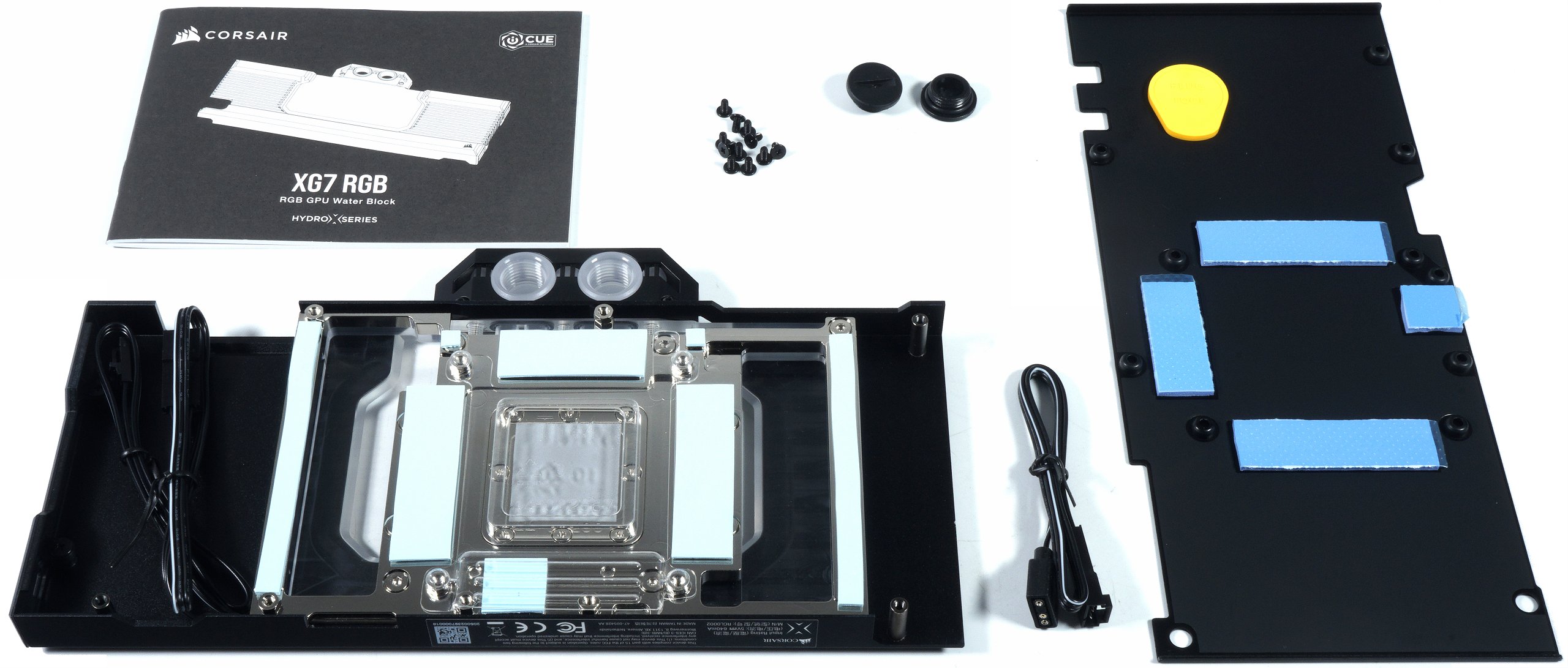 Corsair Hydro Series XG7 RGB water block for NVIDIA GeForce RTX and RTX 3090 reference design | igor´sLAB
