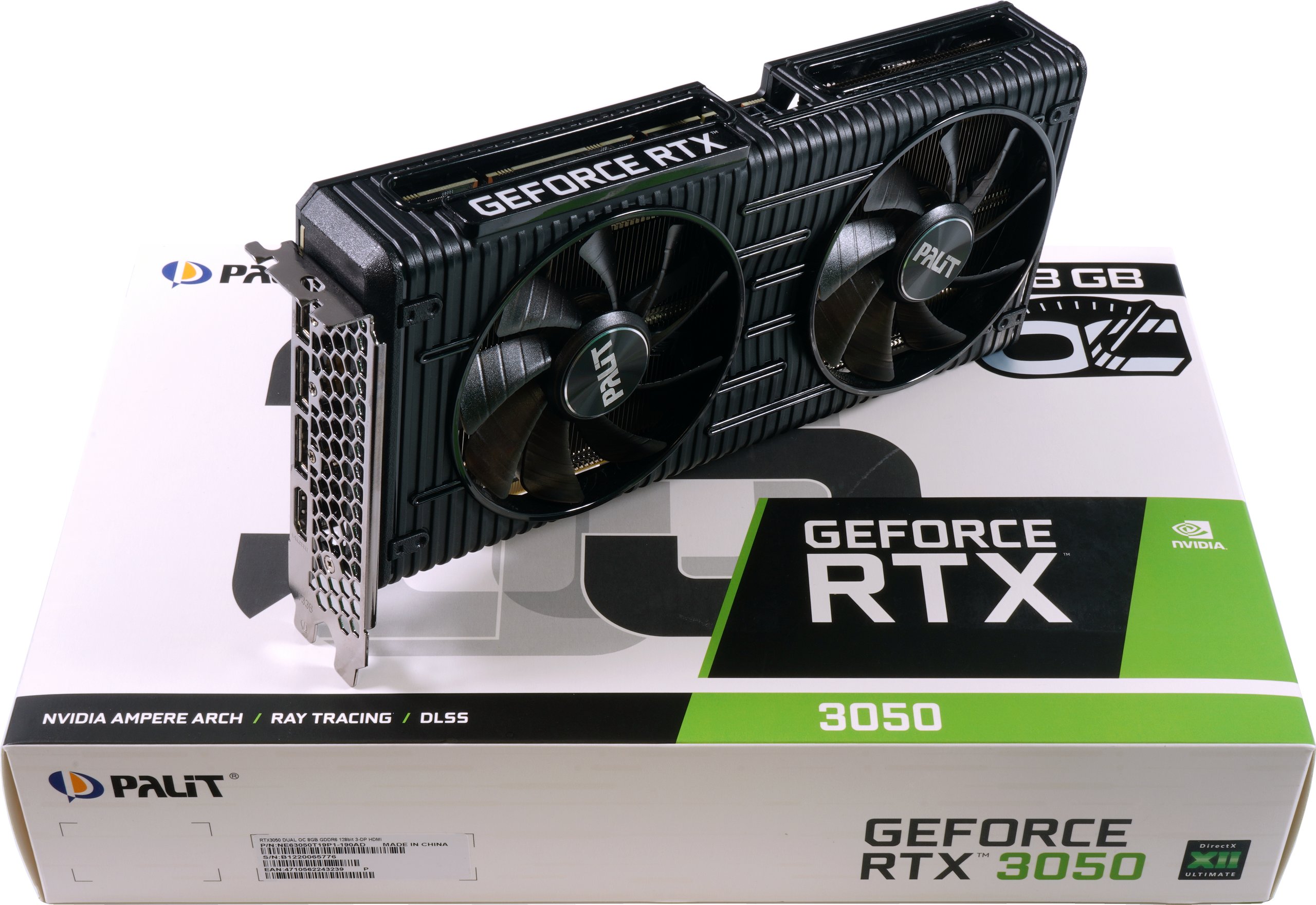 NVIDIA GeForce RTX 3050 8 GB Review: Palit RTX 3050 Dual OC in