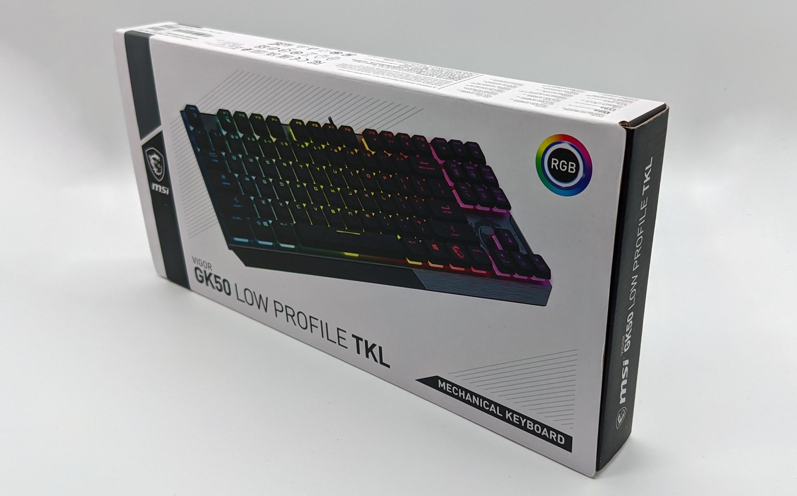 MSI Vigor GK50 Low Profile TKL Keyboard Review - flat switches with a  special sound | igor´sLAB