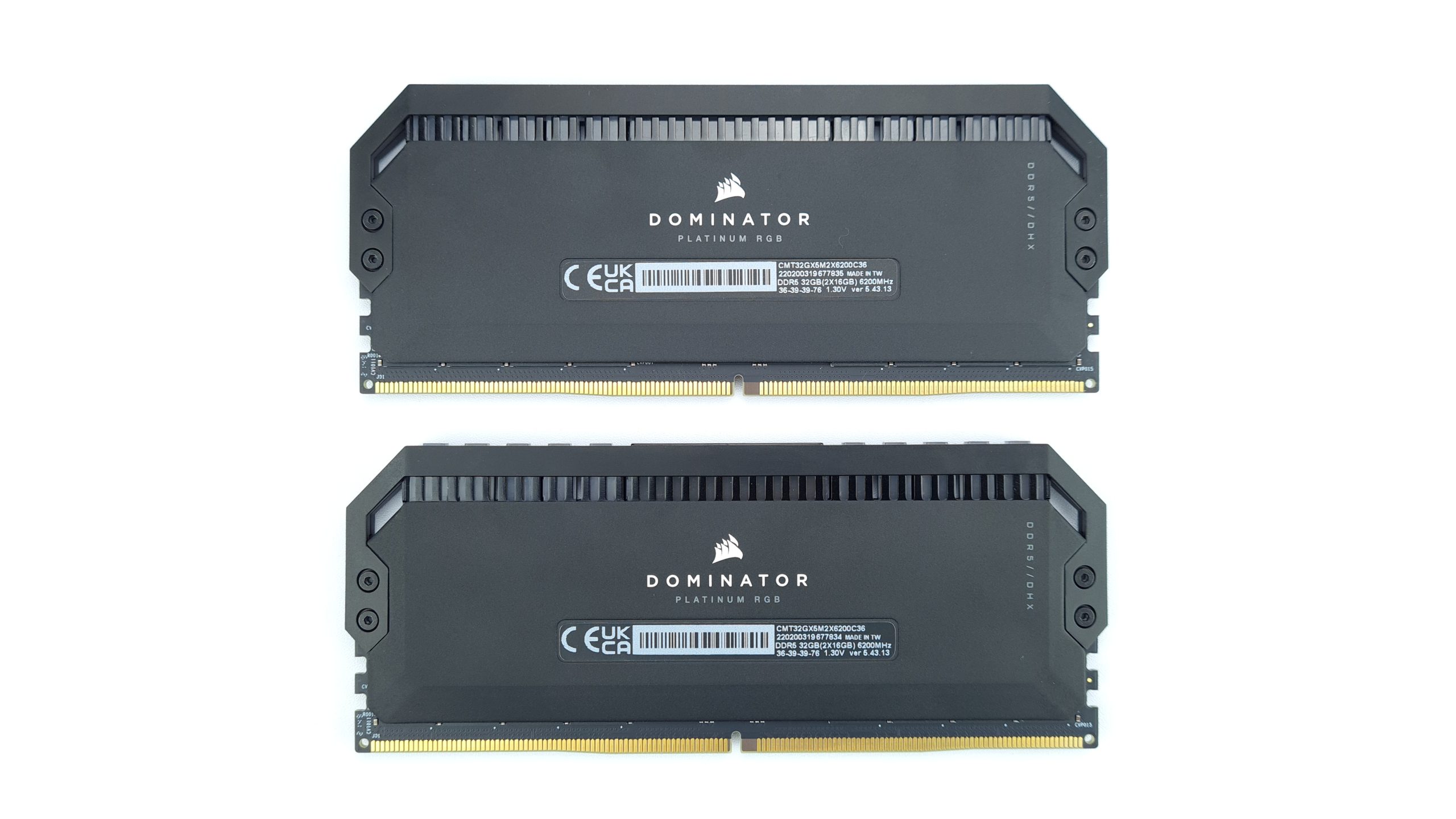 Familiar design, even faster – Corsair Dominator Platinum RGB DDR5-6200 CL36 GB kit review teardown and OC | igor´sLAB