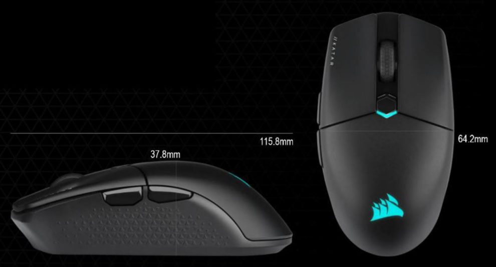 CORSAIR KATAR ELITE WIRELESS Gaming Mouse Review - Slim mid-range model ...