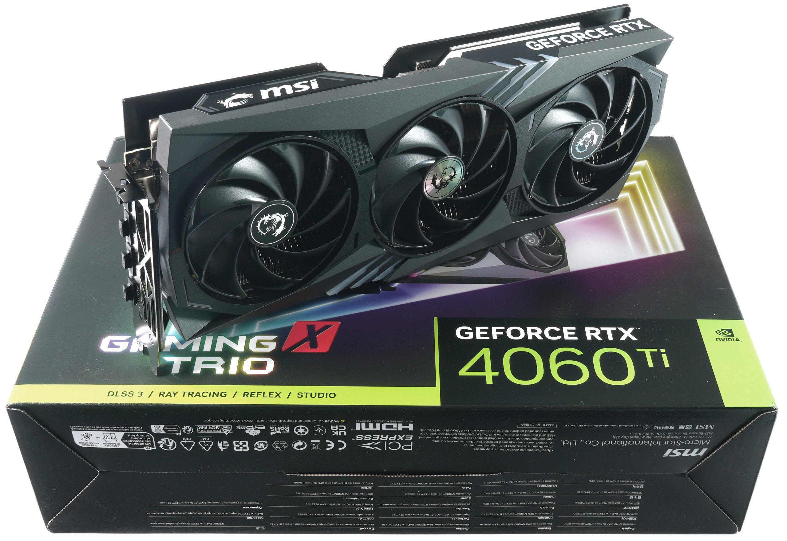 MSI Gaming GeForce RTX 4060 Ti Video Card RTX 4060 Ti GAMING X