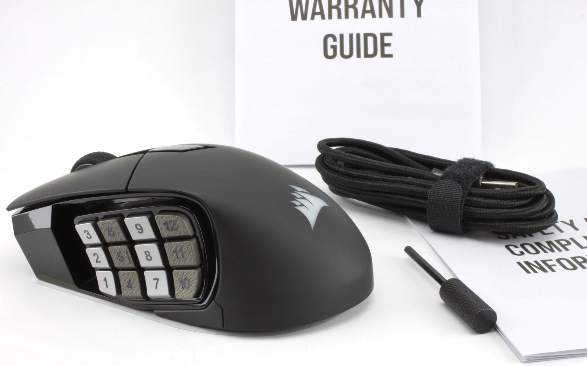 MMO side Slightly buttons | CORSAIR Wireless SCIMITAR with - obese Elite mouse igor´sLAB sliding wireless Review