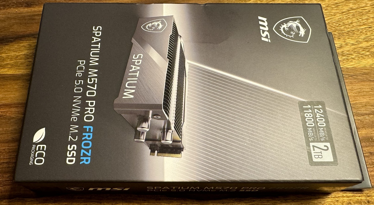 MSI Spatium M570 PRO FROZR PCIe 5.0 NVMe SSD review - 12GB/s